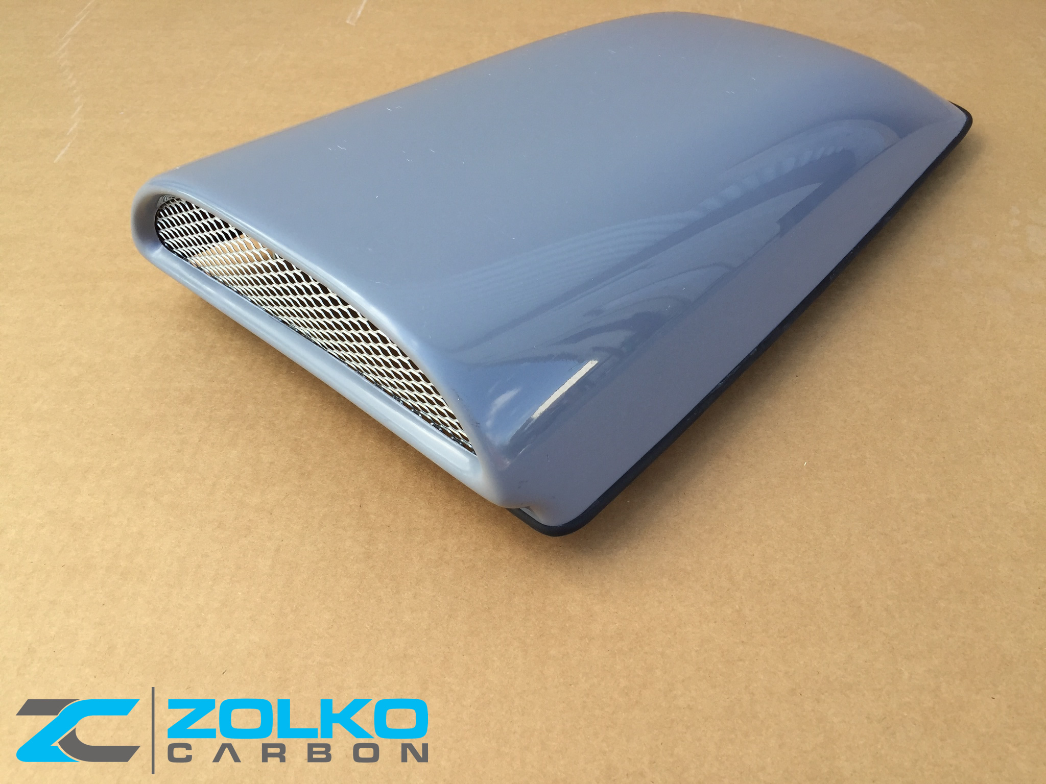 Bolt On Cowl Induction 22"L Hood Scoop Universal Fiberglass Aero Air