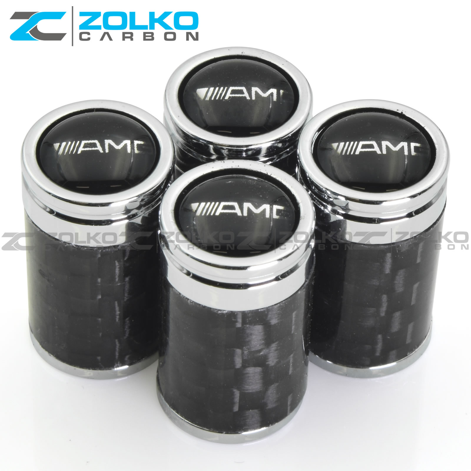 CARBON FIBER AMG MERCEDESBENZ VALVE STEM CAPS WHEEL TIRE BLACK US
